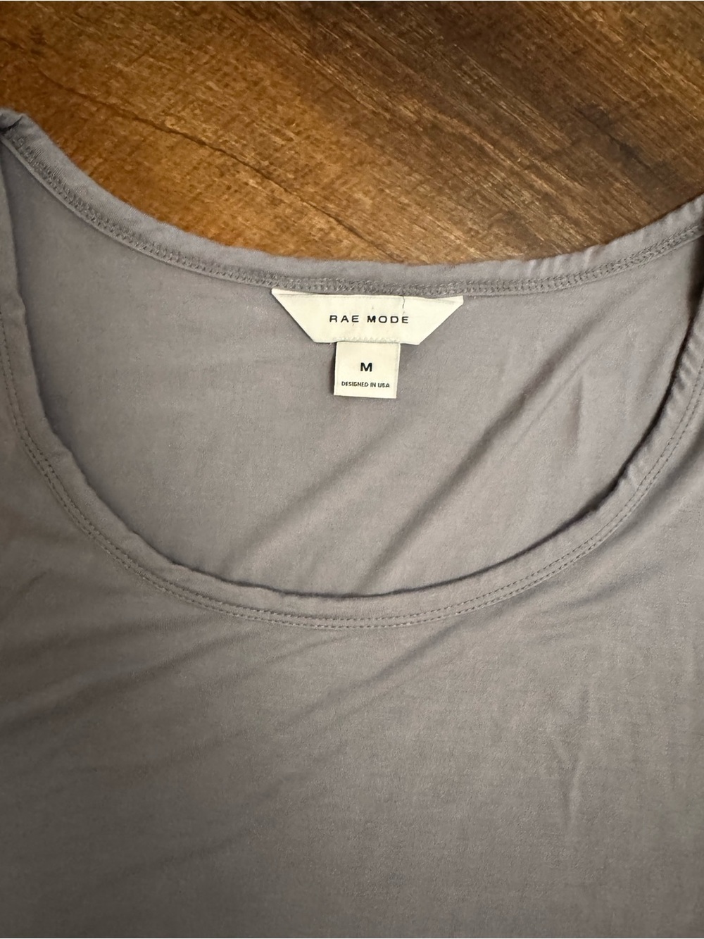 Rae Mode Lounge Set Medium Gray Soft Rayon Tank & Shorts 2 Piece Pajamas Pockets - Picture 2 of 9
